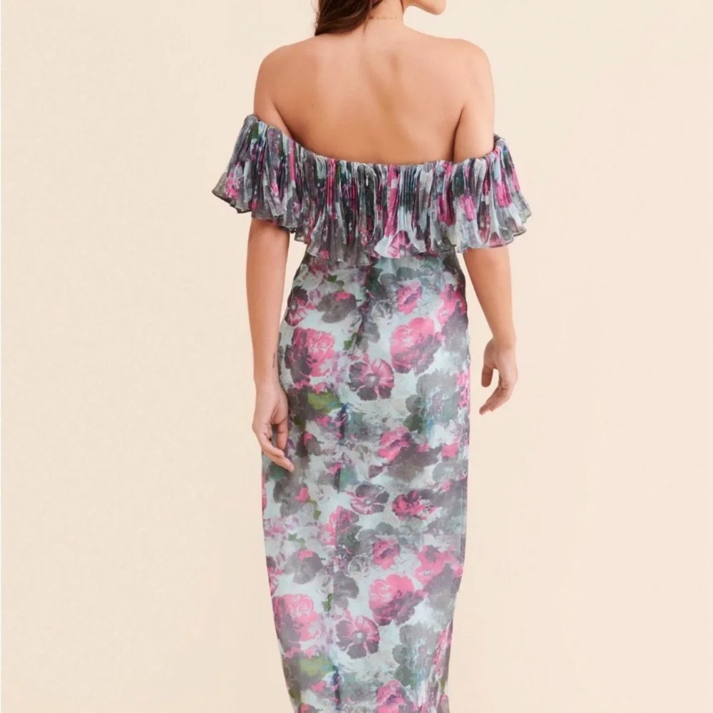Hutch Off-Shoulder Floral Ruffle Maxi 18w - Picture 3 of 3
